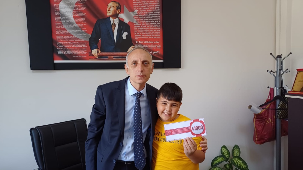 OKULUMUZ 4/A SINIFINDAN YUNUS BALCI İLDE RESİM ALANINDA 2. OLDU